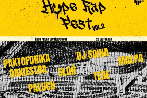 Dostęp do wydarzenia Hype Rap Fest 2026 w Gdańsk