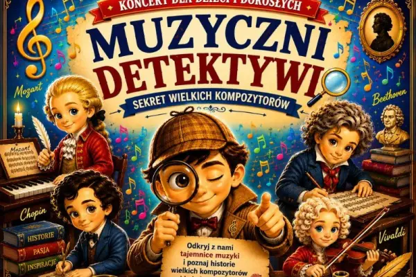 Bilety premium na Muzyczni Detektywi: Sekrety Wielkich Kompozytorów w Wrocław