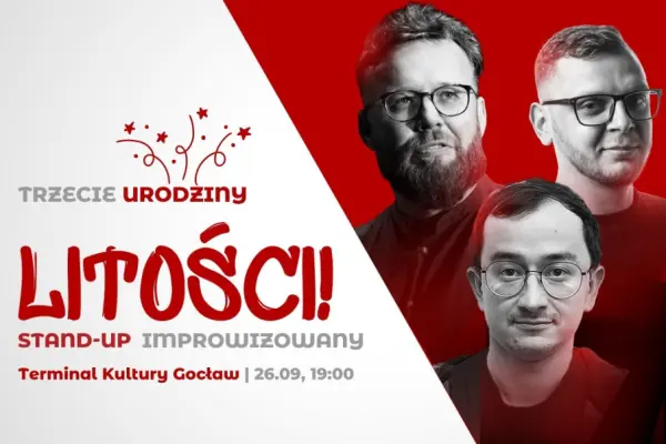 Najlepsze wejściówki na Stand-up: Tomek Machnicki, Łukasz Wolski, Krzysztof Kasparek w Warszawa